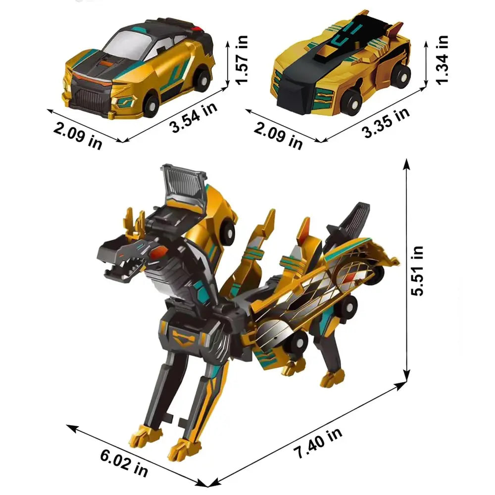 Kollisionsspielzeug Auto mit Dinosaurier-Verwandlung Mivoza Deutschland