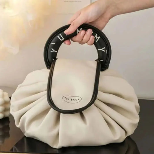 Kompakte Make-up-Tasche mit Kordelzug – Elegante Aufbewahrung für Reisen und Alltag Mivoza Deutschland