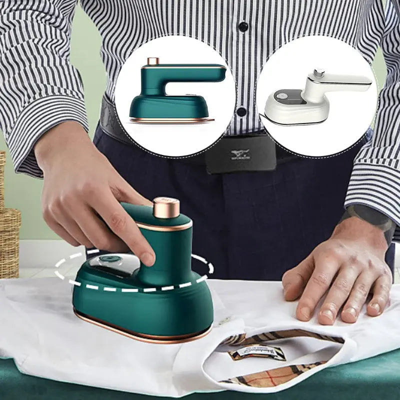 Kompakter 2-in-1 Mini-Dampfbügler für müheloses Bügeln Mivoza Deutschland