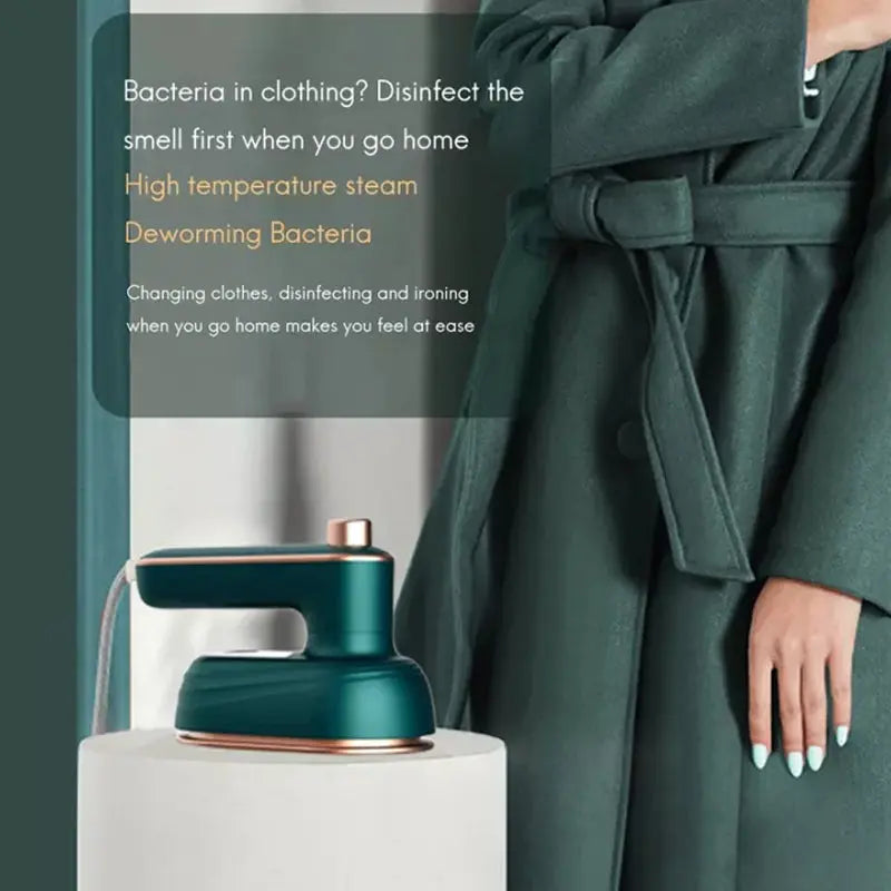 Kompakter 2-in-1 Mini-Dampfbügler für müheloses Bügeln Mivoza Deutschland