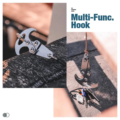 Kompakter Edelstahl-Mehrzweck-Outdoor-Haken mit Auto-Grip-Klaue Mivoza Deutschland