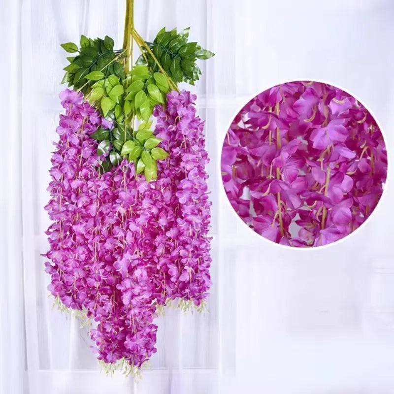 Kranz aus Seidenblumenranken für Hochzeiten und Heimdekoration (3+2 GRATIS) Mivoza Deutschland