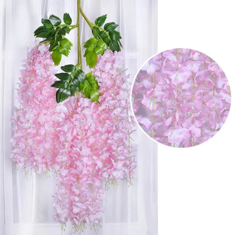 Kranz aus Seidenblumenranken für Hochzeiten und Heimdekoration (3+2 GRATIS) Mivoza Deutschland