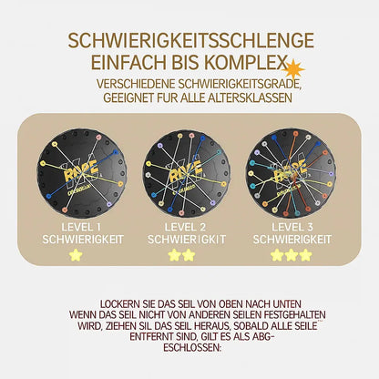 Kreatives Seilrätsel-Spiel – Fördert Konzentration & Familienspaß Mivoza Deutschland