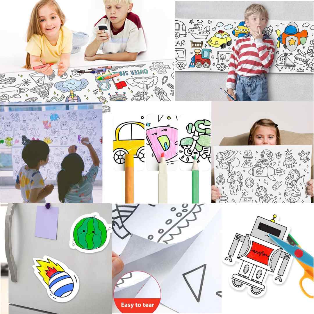Kreativrolle für Kinder – Endloser Spaß für junge Künstler Mivoza Deutschland