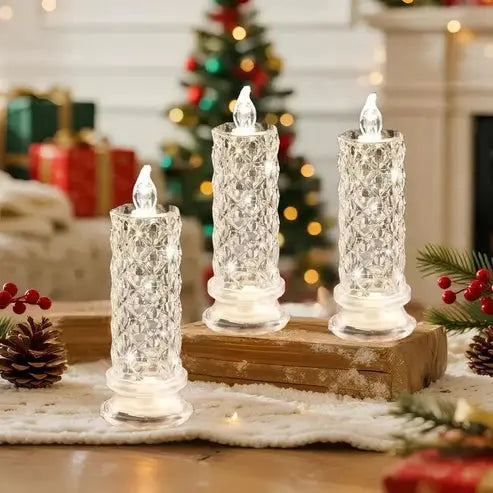 Kristall-LED-Kerzen – Funkelnde Lichtmomente für die festliche Jahreszeit Mivoza Deutschland