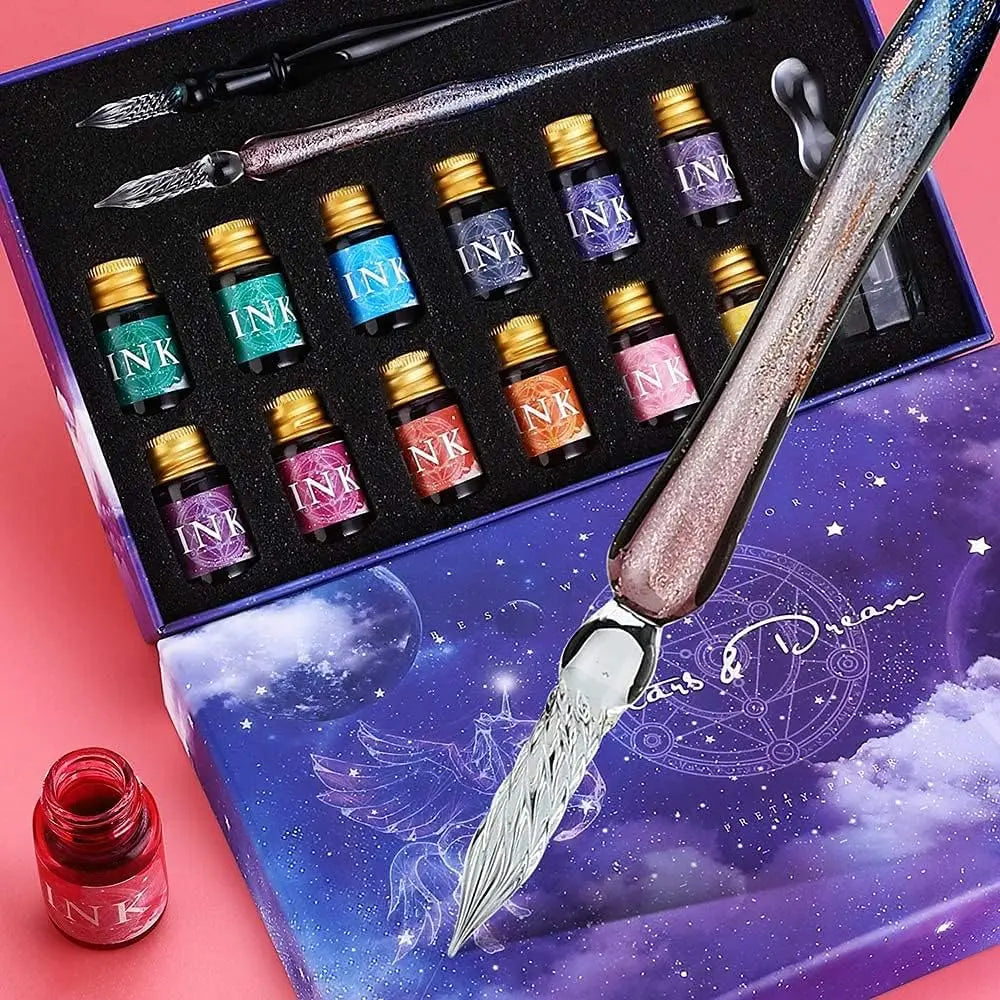 Kristall-Schreibstift Set – 12 Farben für funkelnde Kreativität Mivoza Deutschland
