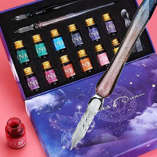 Kristall-Schreibstift Set – 12 Farben für funkelnde Kreativität Mivoza Deutschland