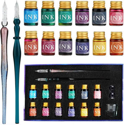 Kristall-Schreibstift Set – 12 Farben für funkelnde Kreativität Mivoza Deutschland