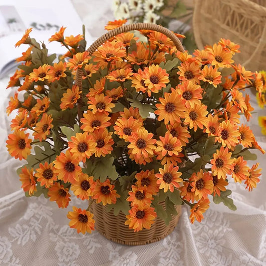 Kunstblumen Herbstdeko — Willkommen in der Farbenpracht des Herbstes 5 Bündel pro Set Mivoza Deutschland