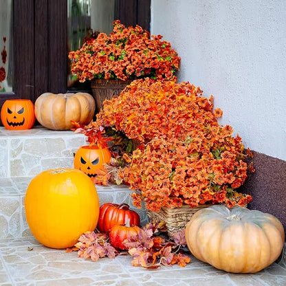 Kunstblumen Herbstdeko — Willkommen in der Farbenpracht des Herbstes 5 Bündel pro Set Mivoza Deutschland