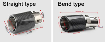 LED-Auspuffrohrspitze – Kohlefaser mit hitzebeständigem Flammeneffekt Mivoza Deutschland