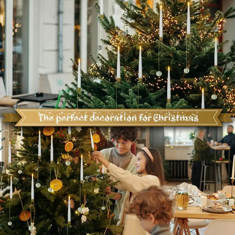 LED-Christbaumkerzen mit Kristallkugel – Realistischer Flammeneffekt Mivoza Deutschland