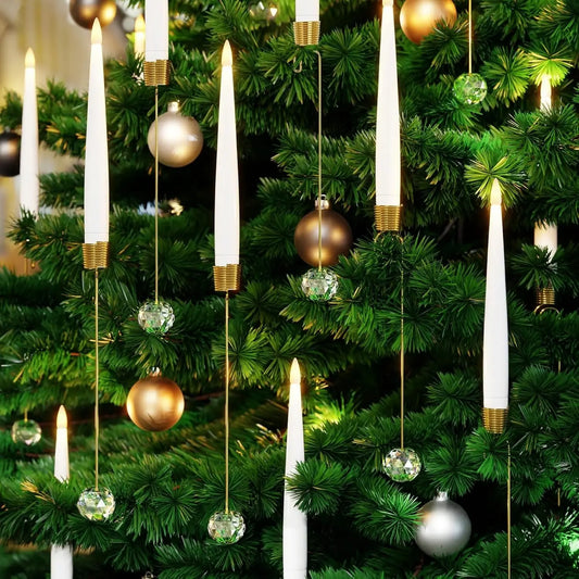 LED-Christbaumkerzen mit Kristallkugel – Realistischer Flammeneffekt Mivoza Deutschland