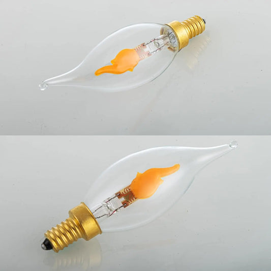 LED Flackerlicht Birne — Gemütliche Beleuchtung für Flur & Eingang 2er-Set Mivoza Deutschland