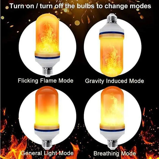 LED-Flammenlicht-Glühbirne — Realistisches Flammenlicht mit warmem Ambiente Mivoza Deutschland