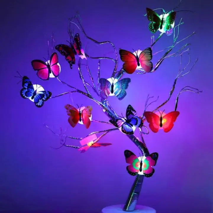 LED Leuchtende Schmetterling Wandaufkleber (12 Stück) Mivoza Deutschland