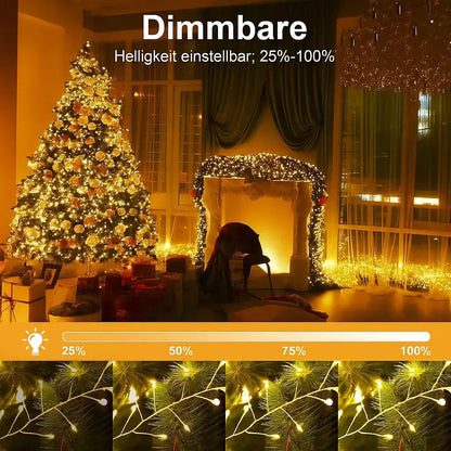 Kupferdraht-LED-Lichterkette – Flexibles Licht für Ihr Zuhause (9 m) Mivoza Deutschland