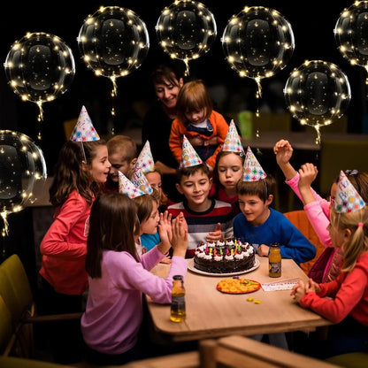 LED-Luftballons mit warmweißem Licht – Elegante Dekoration für festliche Anlässe (10 Stück) Mivoza Deutschland