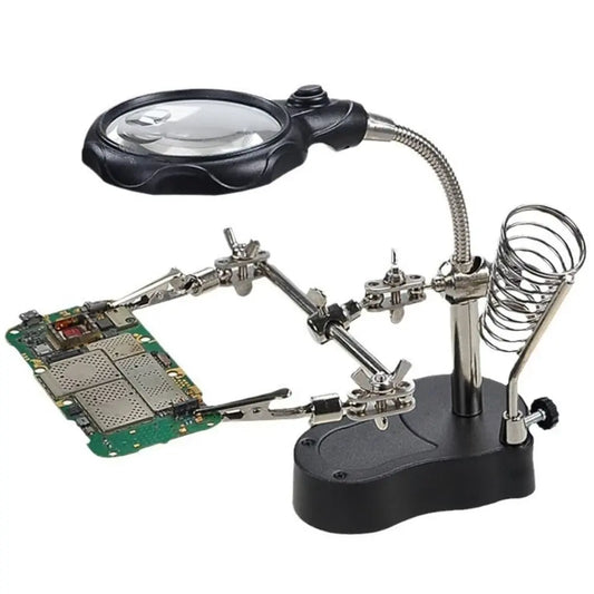 LED-Lupenlötstation verstellbar – Für Platinen, Reparaturen & Schmuck Mivoza Deutschland