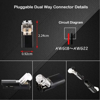 LED-Verbindungsstecker — schnelle und sichere Montage (20 Stück) Mivoza Deutschland