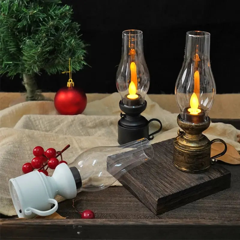 LED Vintage Petroleum-Stil Schwingkerzenlampe Mivoza Deutschland