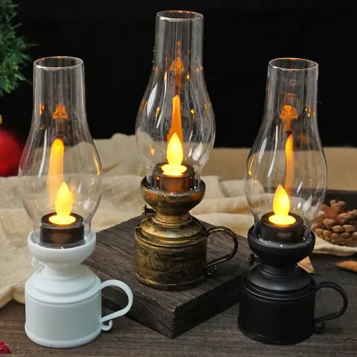 LED Vintage Petroleumlampe – Elegante Elektronische Schaukelkerze Mivoza Deutschland