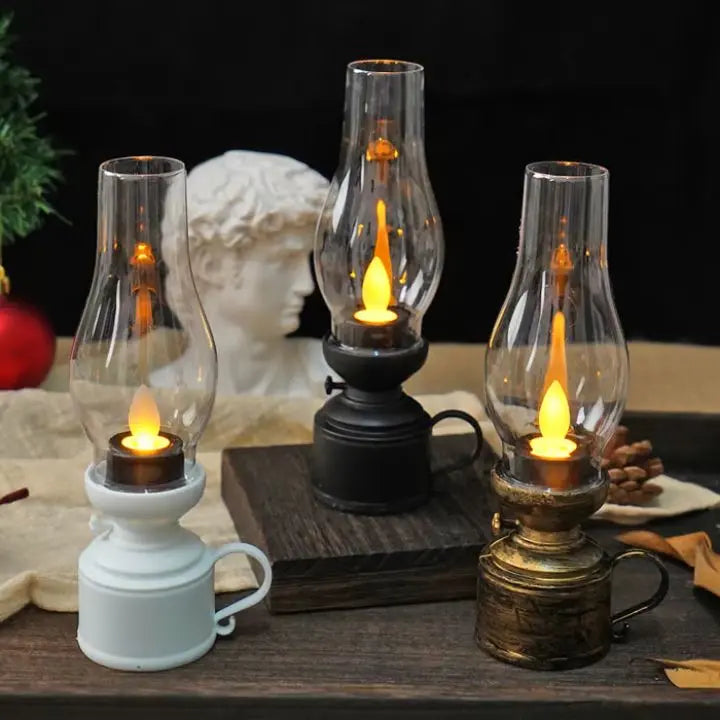 LED Vintage Petroleumlampe – Elegante Elektronische Schaukelkerze Mivoza Deutschland