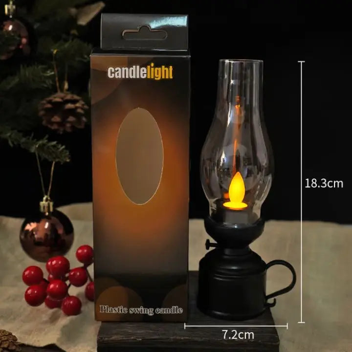 LED Vintage Petroleumlampe – Elegante Elektronische Schaukelkerze Mivoza Deutschland