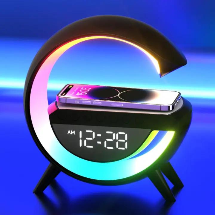 LED-Weckerlampe mit Bluetooth-Lautsprecher & kabelloser Ladefunktion Mivoza Deutschland