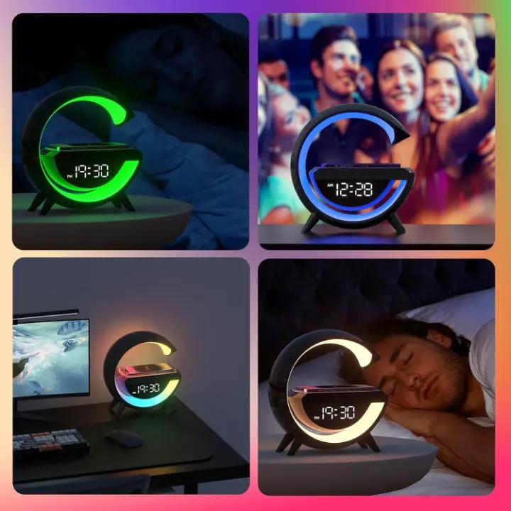 LED-Weckerlampe mit Bluetooth-Lautsprecher & kabelloser Ladefunktion Mivoza Deutschland