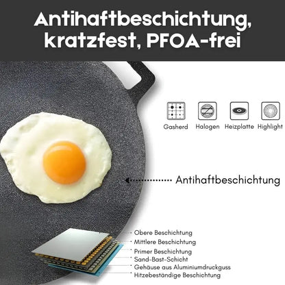 Langlebige koreanische Antihaft-Grillpfanne Mivoza Deutschland