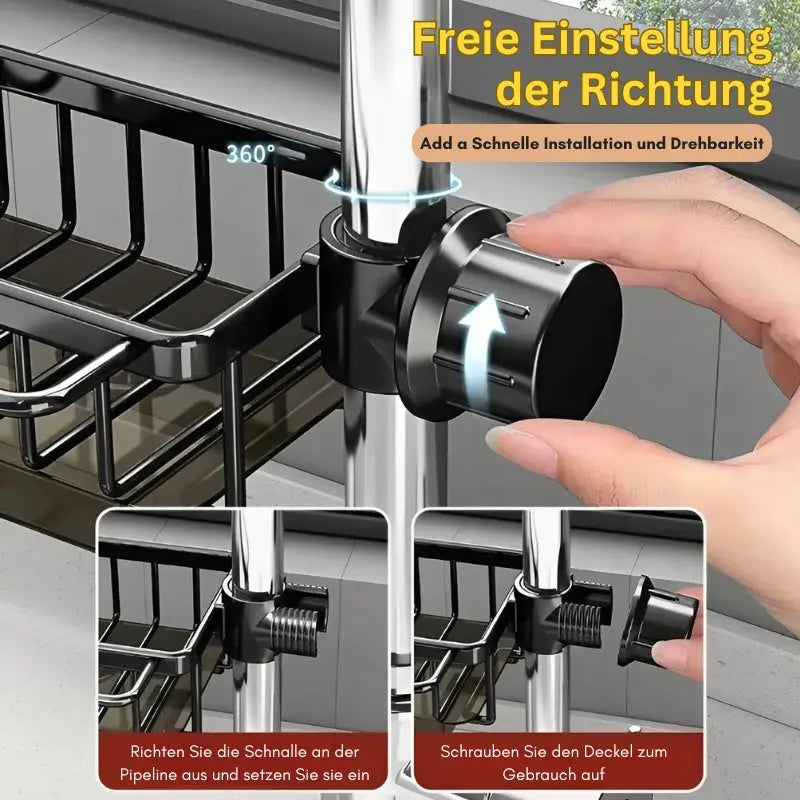 Langlebiger Hängeschwammhalter für das Spülbecken Mivoza Deutschland