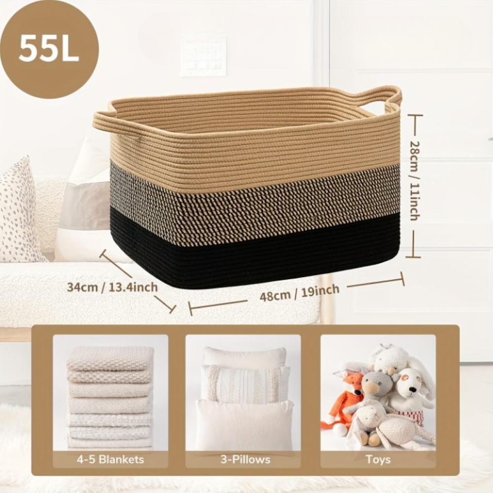 Großer Aufbewahrungskorb 55L