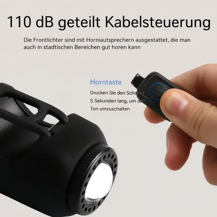Laute Fahrradhupe für effektive Distanzwarnung Mivoza Deutschland