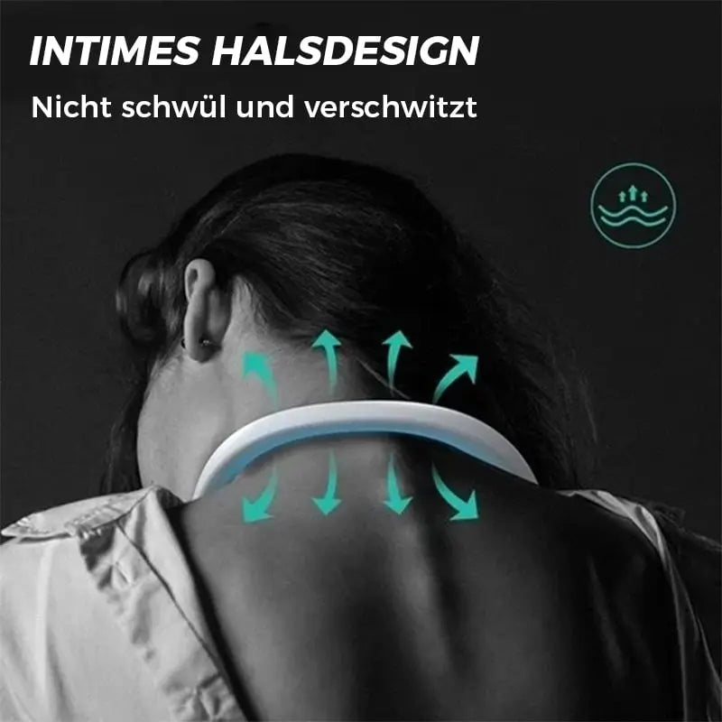 Lautloser Halsventilator – Freihändig, sicher & ideal für Sommeraktivitäten Mivoza Deutschland