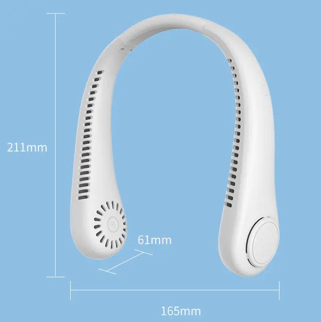 Lautloser Halsventilator – Freihändig, sicher & ideal für Sommeraktivitäten Mivoza Deutschland