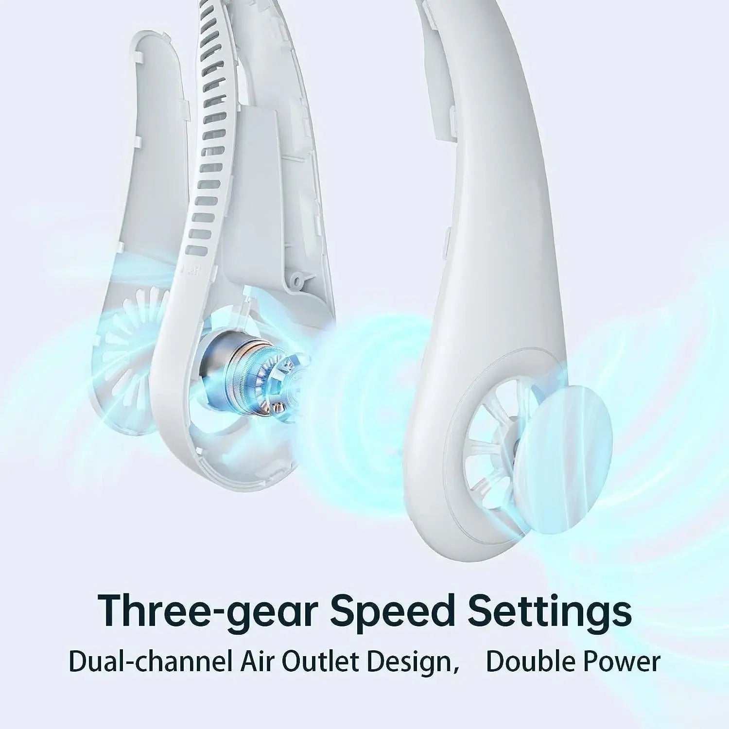 Lautloser Halsventilator – Freihändig, sicher & ideal für Sommeraktivitäten Mivoza Deutschland