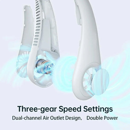 Lautloser Halsventilator – Freihändig, sicher & ideal für Sommeraktivitäten Mivoza Deutschland