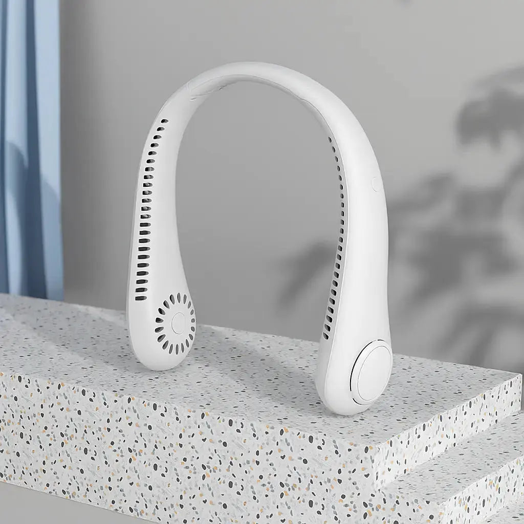 Lautloser Halsventilator – Freihändig, sicher & ideal für Sommeraktivitäten Mivoza Deutschland