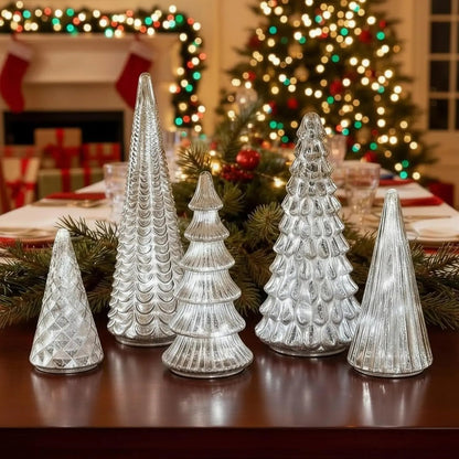 Leuchtende Quecksilber-Tannen 5er Set — Glänzender Mittelpunkt für Ihr Zuhause Mivoza Deutschland