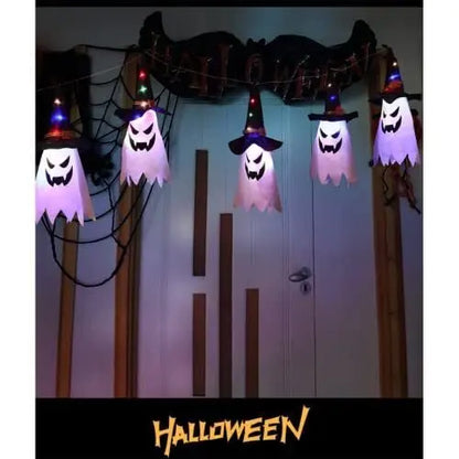 Leuchtender Hexenhut – LED-Halloween-Dekoration für den Außenbereich mit blinkenden Modi Mivoza Deutschland