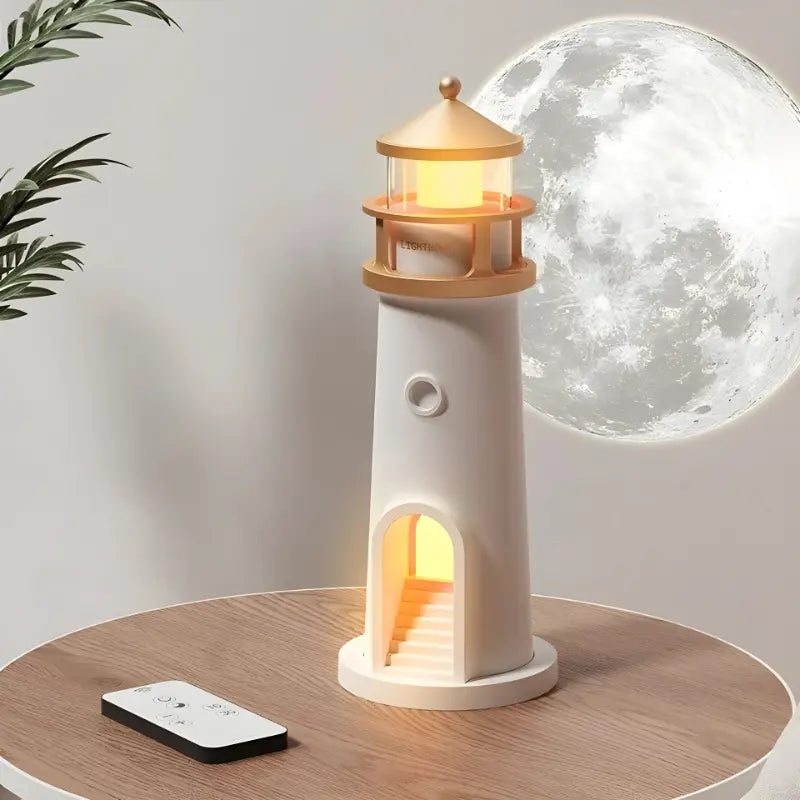 Leuchtturm Lampe — Erschafft atemberaubende Mondlandschaft-Projektionen Mivoza Deutschland