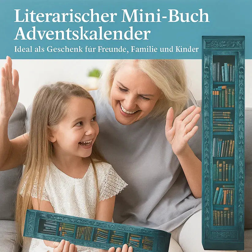 Literarischer Mini-Buch Adventskalender – Jeden Tag ein neues Leseabenteuer Mivoza Deutschland