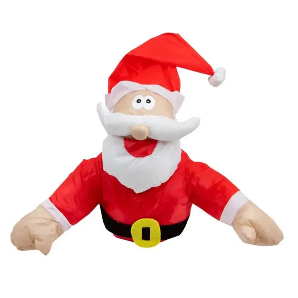 Lustige Santa-Crash-Fensterdeko — Für Haus & Büro zur Weihnachtszeit Mivoza Deutschland