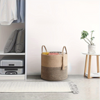 Baumwoll-Aufbewahrungskorb mit Griffen – Elegantes Boho-Design