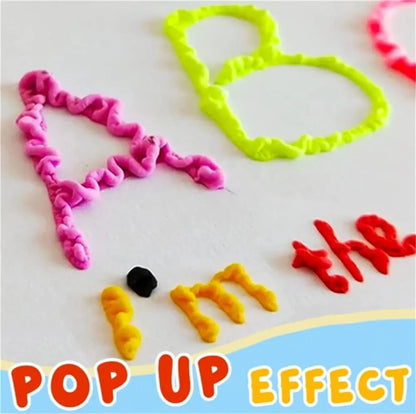 Magische Puffy Popcorn Stifte — Kreativer 3D-Malspaß für Jung & Alt 6er-Set Mivoza Deutschland