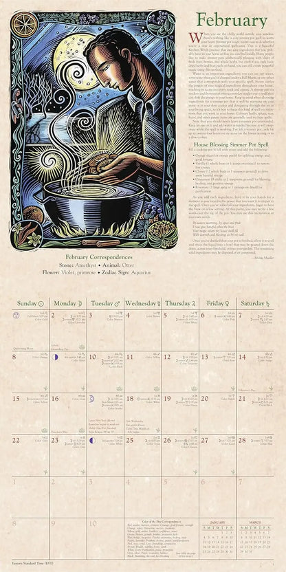 Magischer Hexenkalender 2026 — Astrologie & Führung durchs Jahr Mivoza Deutschland