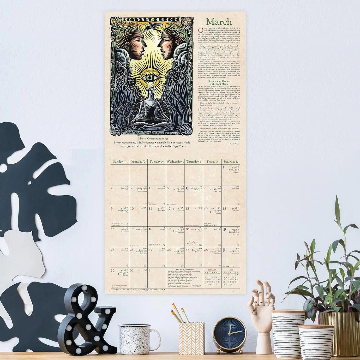 Magischer Hexenkalender 2026 — Astrologie & Führung durchs Jahr Mivoza Deutschland