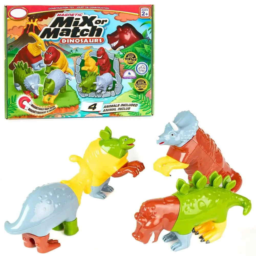 Magnetische Bausteine — Kreatives STEM-Spielzeug mit Dinosaurier-Motiven Mivoza Deutschland